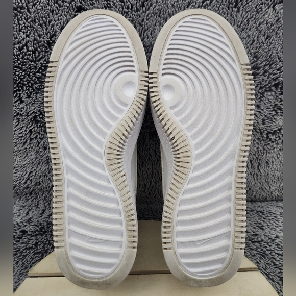 Nike Court Vision Alta Triple White Shoes Women's Size 7.5 - Picture 8 of 9